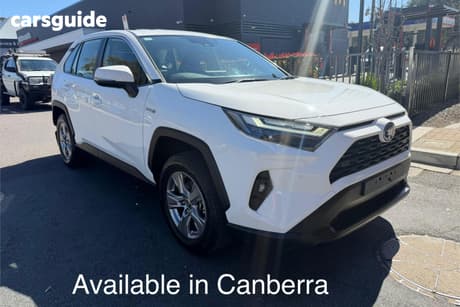 White 2024 Toyota RAV4 Wagon Gx (2Wd) Hybrid
