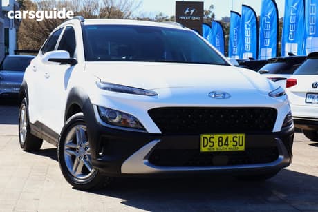 White 2021 Hyundai Kona Wagon (Fwd)