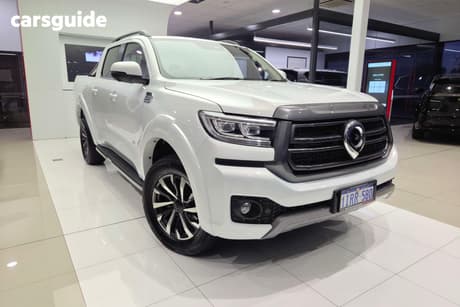 White 2025 GWM Cannon Dual Cab Utility Ultra (4X4)