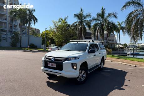 White 2020 Mitsubishi Triton Double Cab Pick Up Glx+ (4X4)