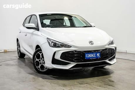 White 2025 MG MG3 Hatchback Excite