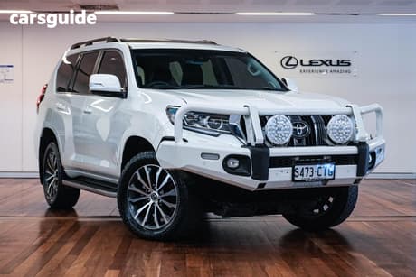 White 2022 Toyota Landcruiser Prado Wagon Kakadu