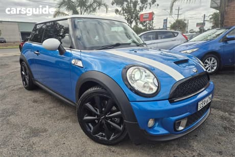 Blue 2012 Mini Cooper Hatchback S