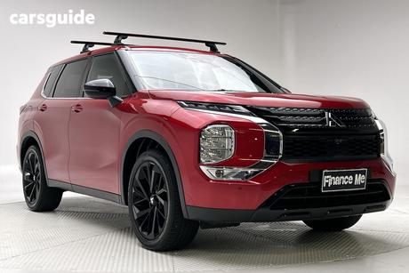 Red 2024 Mitsubishi Outlander Wagon Black Edition 7 Seat (2Wd)