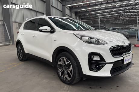 White 2020 Kia Sportage Wagon Sx (Awd)