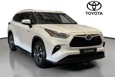 White 2022 Toyota Kluger Wagon Gxl Hybrid Awd