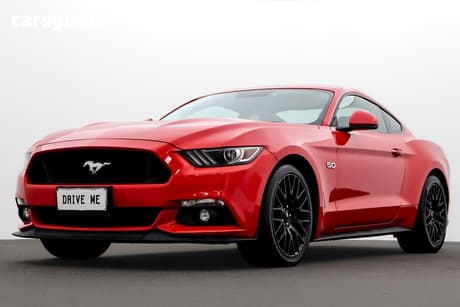Red 2017 Ford Mustang Coupe Fastback Gt 5.0 V8