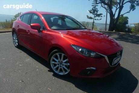 Red 2014 Mazda 3 Hatchback Sp25