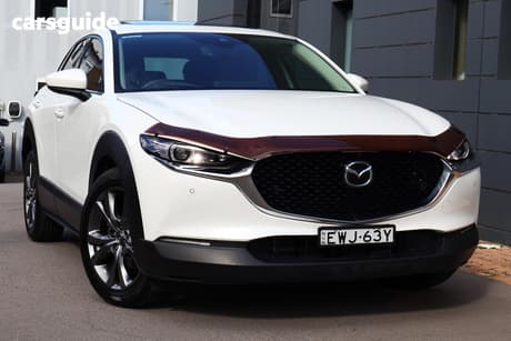 White 2022 Mazda CX-30 Wagon G25 Astina (Fwd)