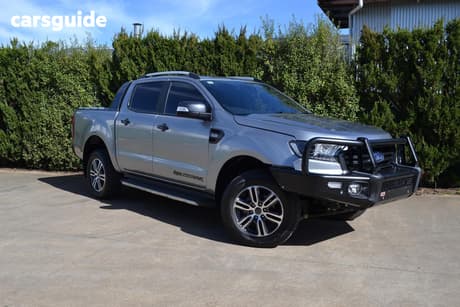 Silver 2022 Ford Ranger Double Cab Pick Up Wildtrak 3.2 (4X4)