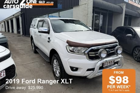 White 2019 Ford Ranger Double Cab Pick Up Xlt 3.2 (4X4)