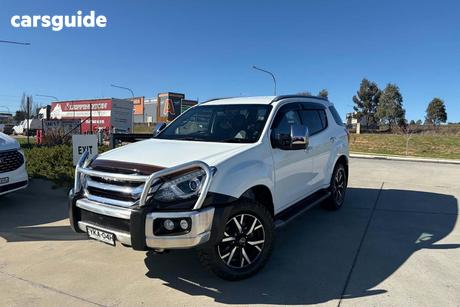 White 2019 Isuzu MU-X Wagon Ls-T (4X4)