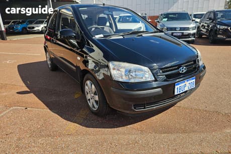 Black 2004 Hyundai Getz Hatchback Gl