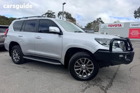 Silver 2018 Toyota Landcruiser Prado Wagon Vx (4X4)