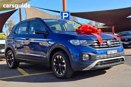 Blue 2023 Volkswagen T-Cross Wagon 85Tfsi Life