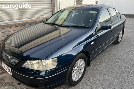 Blue 2002 Ford Falcon Sedan Xt