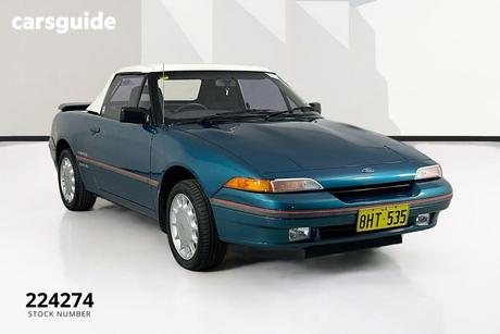 Green 1991 Ford Capri Convertible