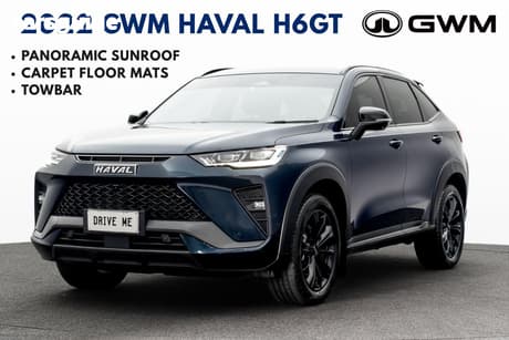 Blue 2022 GWM Haval H6GT Wagon Ultra (4Wd)