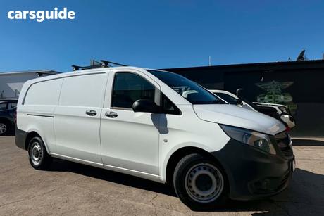 White 2015 Mercedes-Benz Vito Van 114 Bluetec Lwb