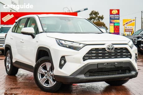 White 2025 Toyota RAV4 Wagon Gx (2Wd) Hybrid