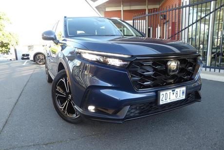 Blue 2024 Honda CR-V Wagon Vti Lx (Awd) 5 Seats