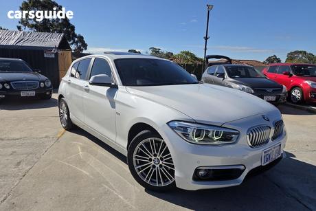 White 2018 BMW 120I Hatchback Urban Line