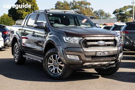 Silver 2017 Ford Ranger Dual Cab Utility Xlt 3.2 (4X4)
