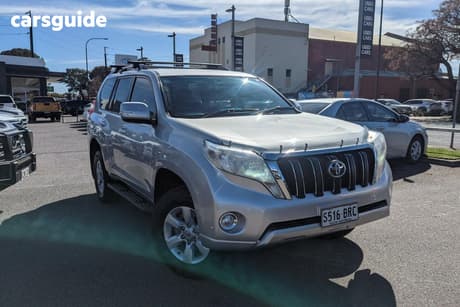 Silver 2017 Toyota Landcruiser Prado Wagon Gxl (4X4)
