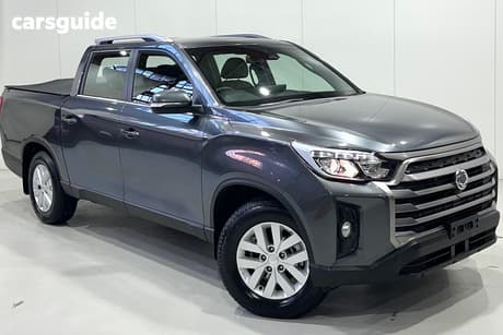 Grey 2025 KGM Ssangyong Musso Crew Cab Pickup Elx