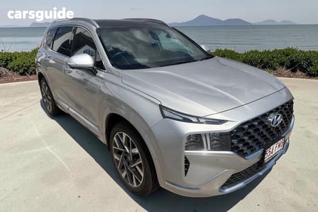 Silver 2020 Hyundai Santa FE Wagon Highlander Crdi (Awd)