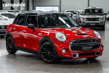 Red 2015 Mini Cooper Hatchback S 5D Hatch