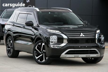 Black 2021 Mitsubishi Outlander Wagon Exceed Tourer 7 Seat (Awd)