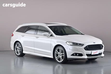 White 2017 Ford Mondeo Wagon Titanium Tdci
