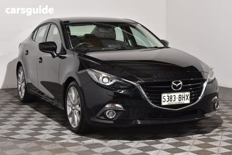 Black 2015 Mazda 3 Sedan Sp25 Gt