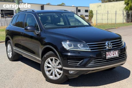 Black 2015 Volkswagen Touareg Wagon 150 Tdi Element