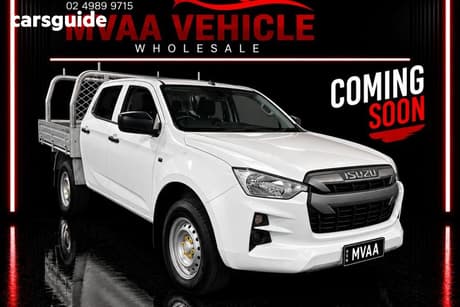White 2022 Isuzu D-MAX Crew Cab Chassis Sx (4X4)