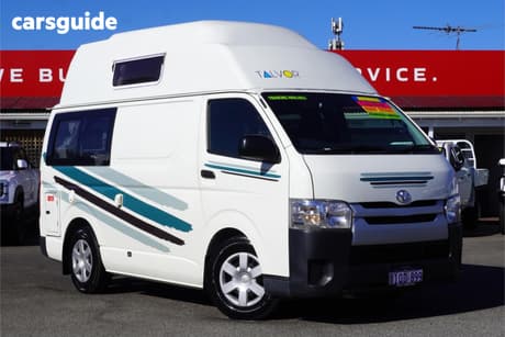 White 2017 Toyota HiAce Van Lwb