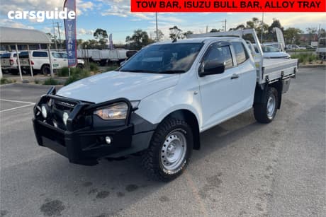 White 2021 Isuzu D-MAX Space Cab Chassis Sx (4X4)