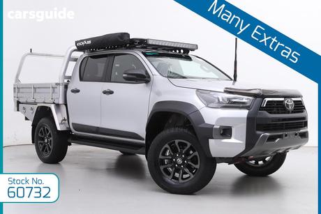 Silver 2024 Toyota Hilux Double Cab Pick Up Rogue 48V (4X4)