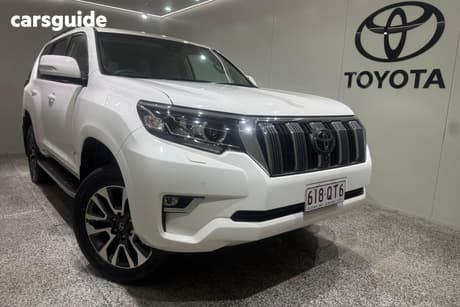 White 2023 Toyota Landcruiser Prado Wagon Vx