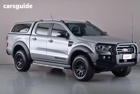 Silver 2021 Ford Ranger Double Cab Pick Up Wildtrak 2.0 (4X4)