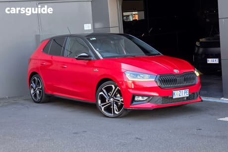 Red 2022 Skoda Fabia Hatchback 110Tsi Monte Carlo Edition 150