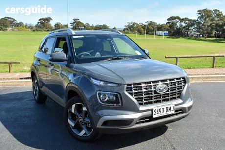 Grey 2026 Hyundai Venue Wagon Elite (Black) Sunroof