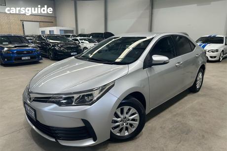 Silver 2017 Toyota Corolla Sedan Ascent