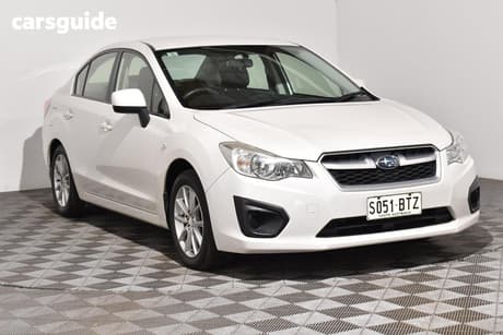 White 2014 Subaru Impreza Sedan 2.0I (Awd)