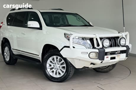 White 2017 Toyota Landcruiser Prado Wagon Altitude Spl Edt