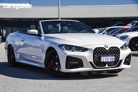 White 2023 BMW 430I Convertible M Sport