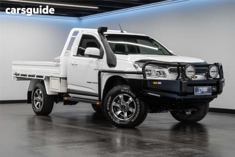 White 2012 Holden Colorado Space Cab Chassis Lx (4X4)