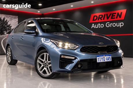 Blue 2019 Kia Cerato Sedan Sport+