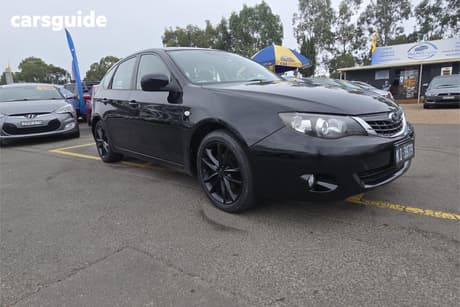 Black 2008 Subaru Impreza Hatchback Rx (Awd)